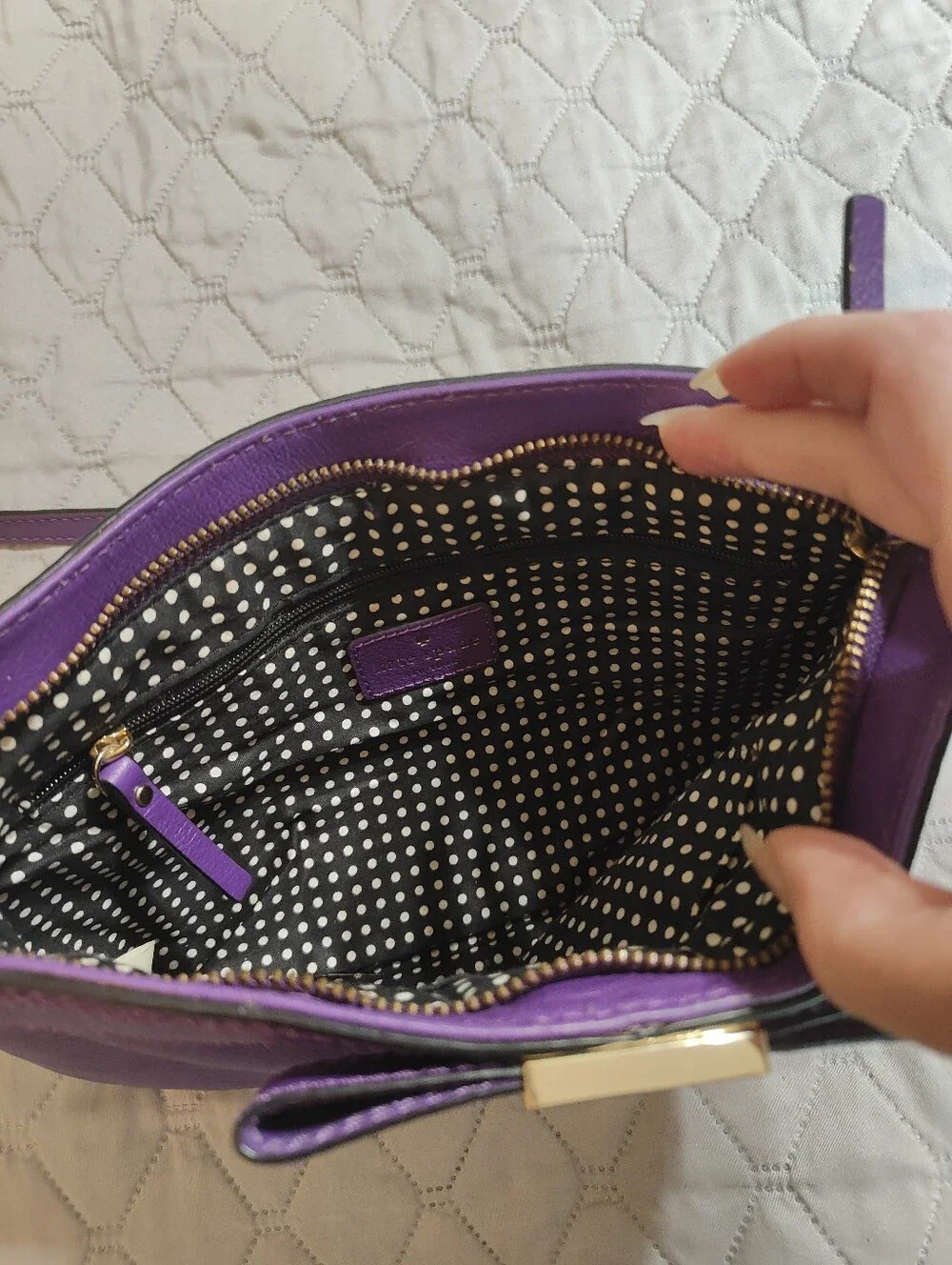 Kate Spade Purple Crossbody Bag